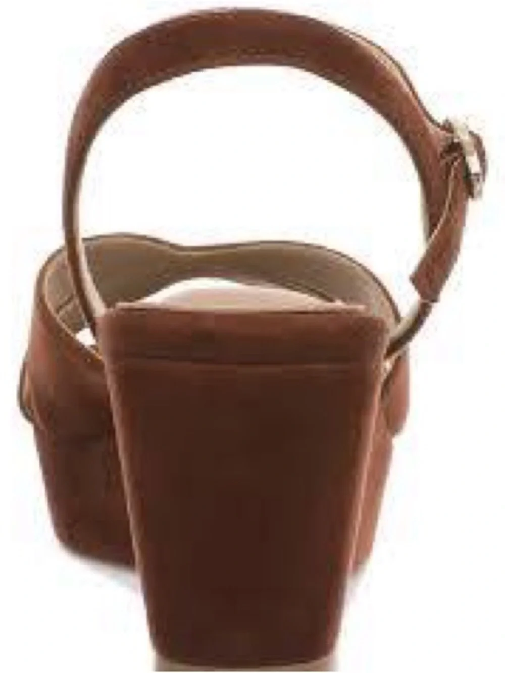 Giani Bernini Brown Suede Platform Wedge Sandals